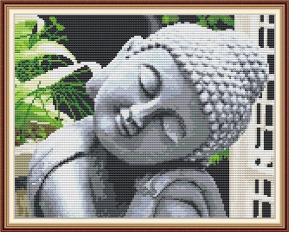 Sleeping buddha (ไม่พิมพ์/พิมพ์ลาย)