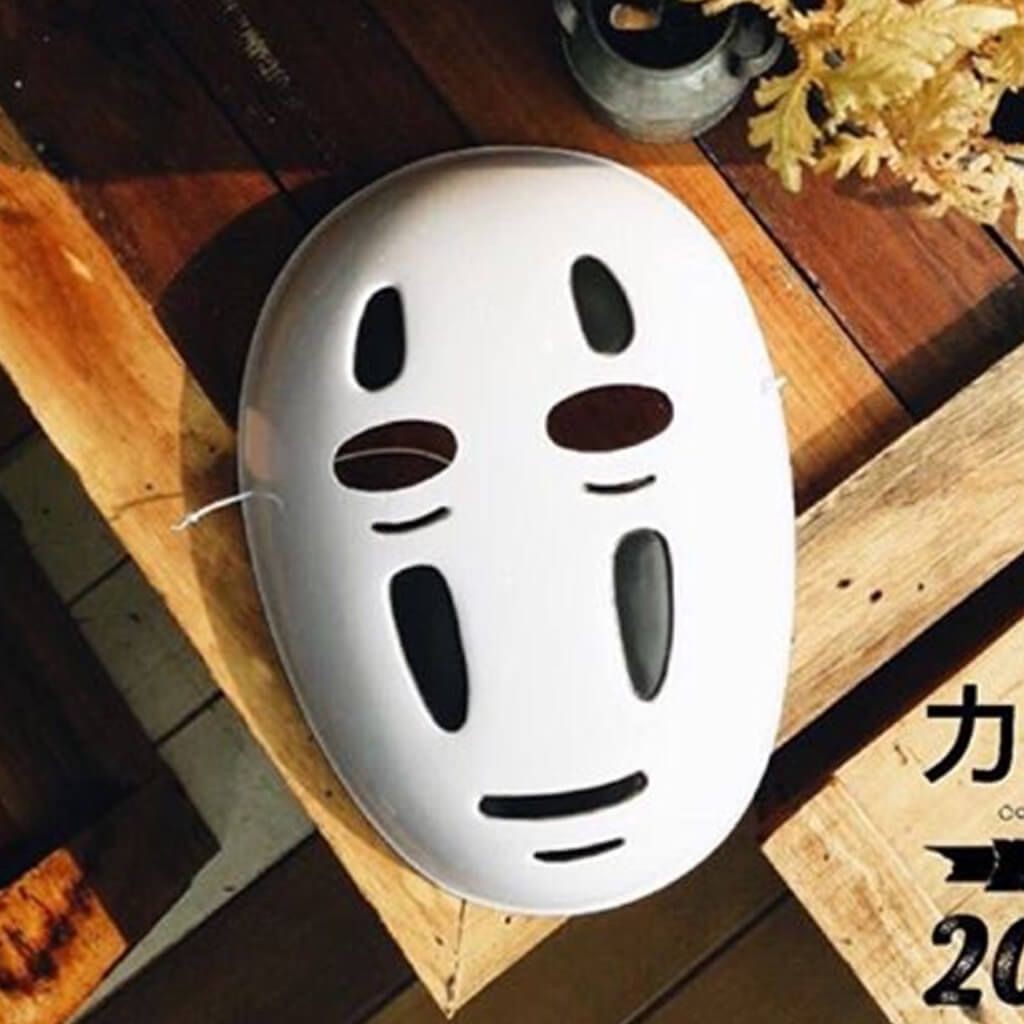 ++พร้อมส่ง++หน้ากาก no face หน้ากากผีไร้หน้า หน้ากากโนเฟซ หน้ากากคาโอนาชิ  kaonashi 