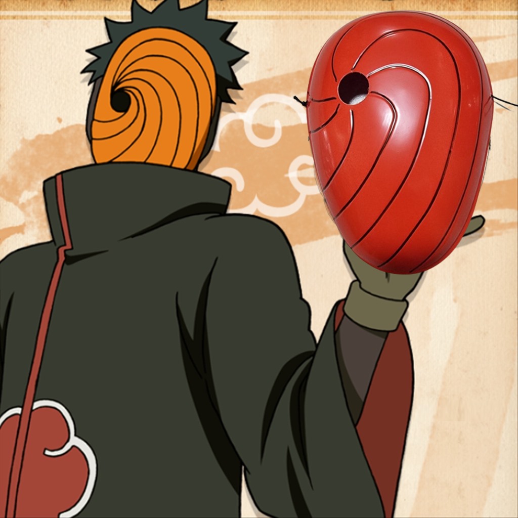 ++พร้อมส่ง++หน้ากากโอบิโตะ โทบิ มาดาระนารูโตะ (Naruto) TOBI Mask โทบิ แสงอุษา Akatsuki