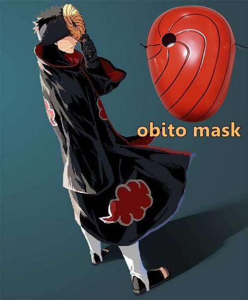 ++พร้อมส่ง++หน้ากากโอบิโตะ โทบิ มาดาระนารูโตะ (Naruto) TOBI Mask โทบิ แสงอุษา Akatsuki
