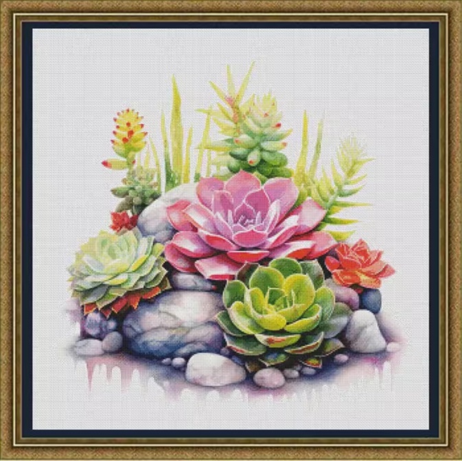 Succulent cactus (พิมพ์ลาย)