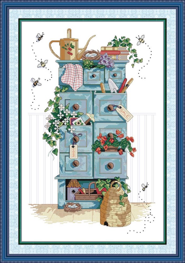 Gardening shelf (ไม่พิมพ์/พิมพ์ลาย)