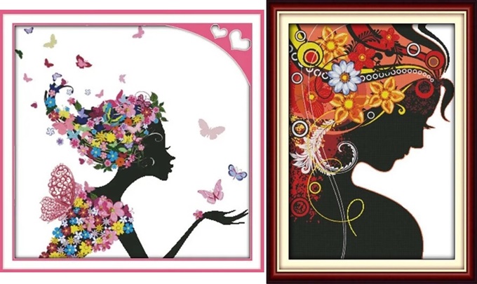 Flower woman (ไม่พิมพ์/พิมพ์ลาย)