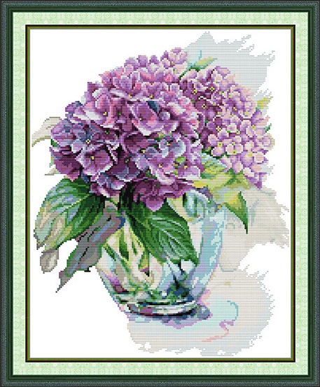 Hydrangea (ไม่พิมพ์/พิมพ์ลาย)