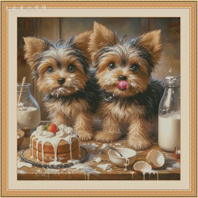Cute dog (พิมพ์ลาย)