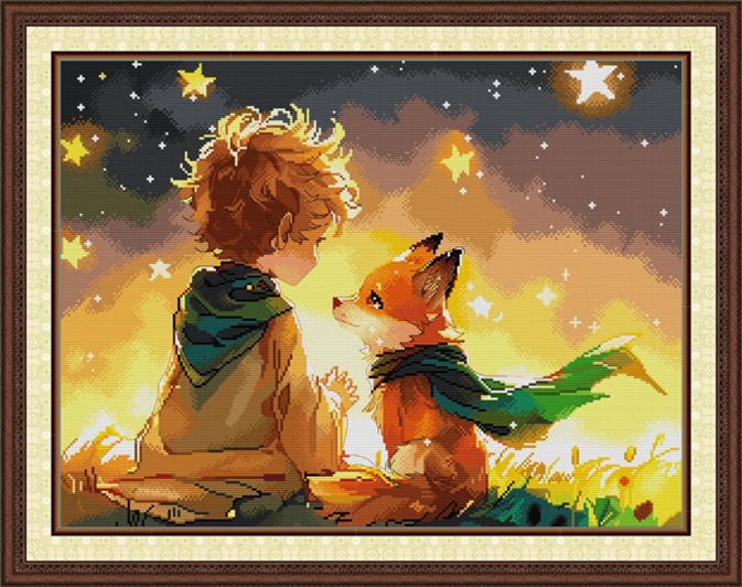 Boy with dog (ไม่พิมพ์/พิมพ์ลาย)