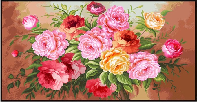 Blooming peony (พิมพ์ลาย)