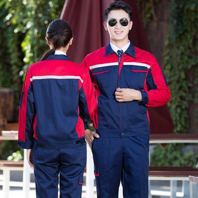 pre-order ** ชุดทำงานชุดยูนิฟอร์ม ช่าง เสื้อ+กางเกง สีตามภาพ ไซร์ s( 160) M(165) L(170) XL( 175) 2XL( 180) 3XL (185) 4XL (190)