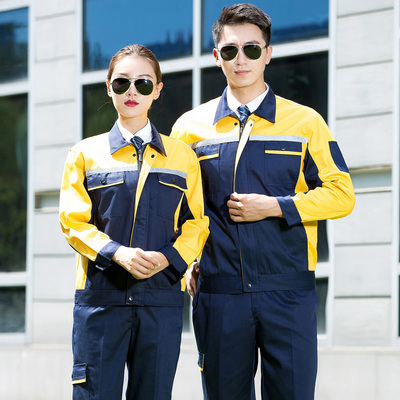 pre-order ** ชุดทำงานชุดยูนิฟอร์ม ช่าง เสื้อ+กางเกง สีตามภาพ ไซร์ s( 160) M(165) L(170) XL( 175) 2XL( 180) 3XL (185) 4XL (190)