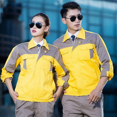 pre-order ** ชุดทำงานชุดยูนิฟอร์ม ช่าง เสื้อ+กางเกง สีตามภาพ ไซร์ s( 160) M(165) L(170) XL( 175) 2XL( 180) 3XL (185) 4XL (190)