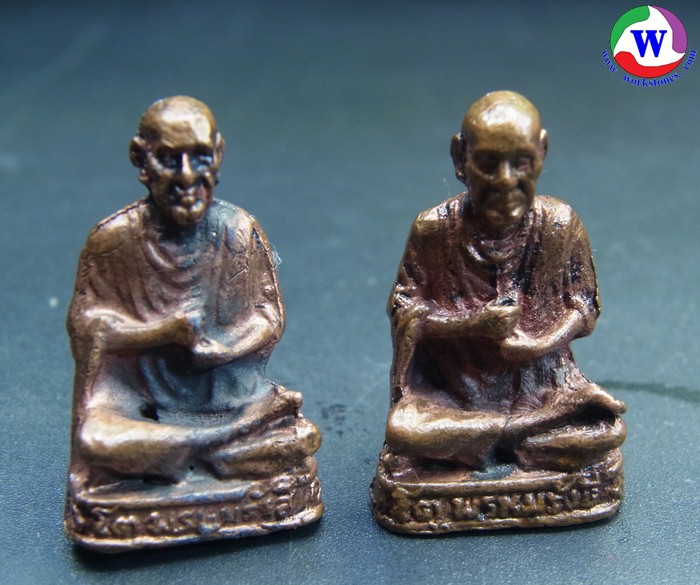 amulet พระเครื่อง 13 กรัม รูปหล่อปู่โต เนื้อทองแดง ไม่ทราบที่ มี 2 องค์ องค์ละ 200 บาท