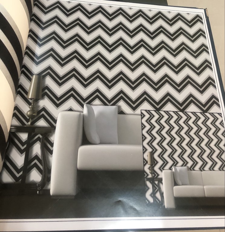 wallโมเดิร์น กราฟฟิก ยาว10ม กว้าง53ซม ม้วน5ตรม ric