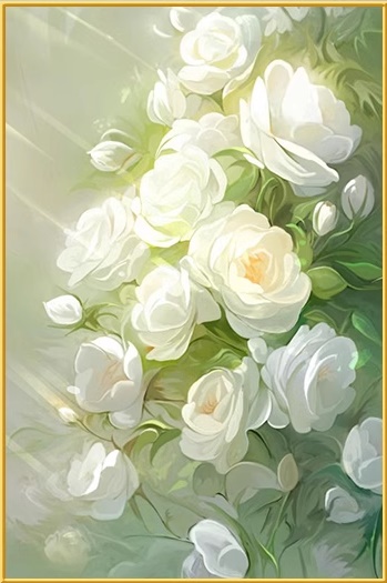 White rose (พิมพ์ลาย)