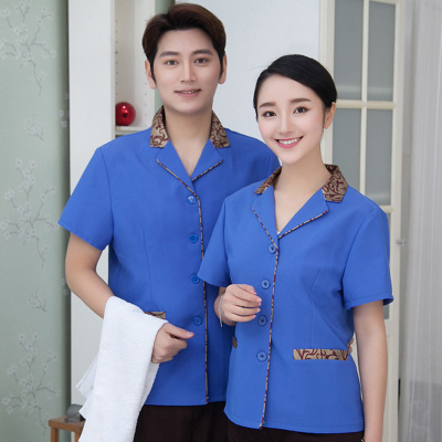 pre-oder**เสื้อพนักงานแม่บ้าน เสื้อแม่บ้านทำความสะอาด พนักงานสปา พนักงานโรงแรม พนักงานรีสอร์ท (สินค้าไม่รวมกางเกง) ***สินค้าไม่สามารถเปลี่ยนสีและรูปแบบได้คะ สีตามภาพ ไซร์ L XL 2XL 3XL 4XL