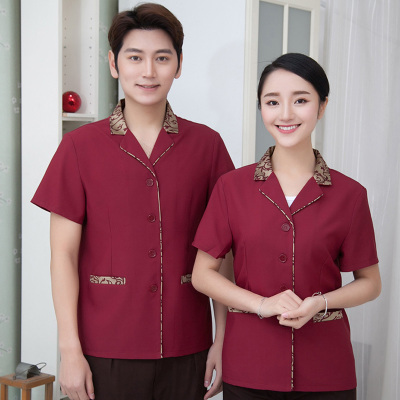pre-oder**เสื้อพนักงานแม่บ้าน เสื้อแม่บ้านทำความสะอาด พนักงานสปา พนักงานโรงแรม พนักงานรีสอร์ท (สินค้าไม่รวมกางเกง) ***สินค้าไม่สามารถเปลี่ยนสีและรูปแบบได้คะ สีตามภาพ ไซร์ L XL 2XL 3XL 4XL