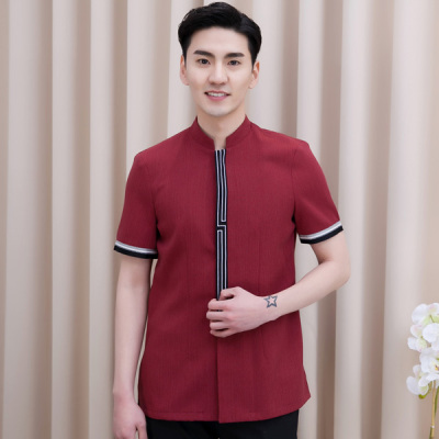 pre-oder**เสื้อพนักงานแม่บ้าน เสื้อแม่บ้านทำความสะอาด พนักงานสปา พนักงานโรงแรม พนักงานรีสอร์ท (สินค้าไม่รวมกางเกง) ***สินค้าไม่สามารถเปลี่ยนสีและรูปแบบได้คะ สีตามภาพ ไซร์ L XL 2XL 3XL 4XL