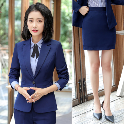 pre-order ** ชุดทำงาน ชุดพนักงานบริษัท ชุดยูนิฟอร์ม (เสื้อสูท) สีตามภาพ ไซร์ S M L XL 2XL 3XL 4XL   