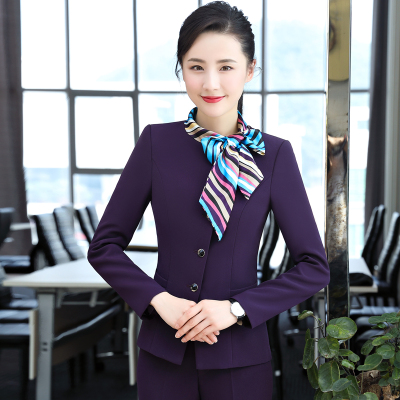 pre-order ** ชุดทำงาน ชุดพนักงานบริษัท ชุดยูนิฟอร์ม (เสื้อสูท) สีตามภาพ ไซร์ S M L XL 2XL 3XL 4XL   