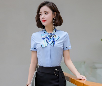 pre-order ** ชุดทำงาน ชุดพนักงานบริษัท ชุดยูนิฟอร์ม (เสื้อเชิ้ต) สีตามภาพ ไซร์ S M L XL 2XL 3XL 4XL