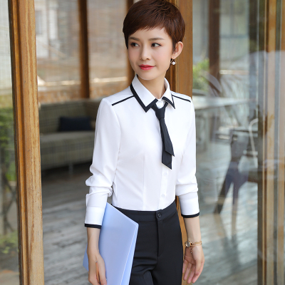 pre-order ** ชุดทำงาน ชุดพนักงานบริษัท ชุดยูนิฟอร์ม (เสื้อเชิ้ต) สีตามภาพ ไซร์ S M L XL 2XL 3XL 4XL