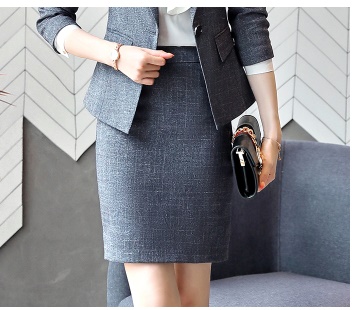 pre-order ** ชุดทำงาน ชุดพนักงานบริษัท ชุดยูนิฟอร์ม (กระโปรง) สีตามภาพ ไซร์ S M L XL 2XL 3XL 4XL