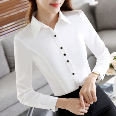 pre-order ** ชุดทำงาน ชุดพนักงานบริษัท ชุดยูนิฟอร์ม (เสื้อเชิ้ต) สีตามภาพ ไซร์ S M L XL 2XL 3XL 4XL