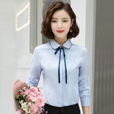 pre-order ** ชุดทำงาน ชุดพนักงานบริษัท ชุดยูนิฟอร์ม (เสื้อเชิ้ต) สีตามภาพ ไซร์ S M L XL 2XL 3XL 4XL