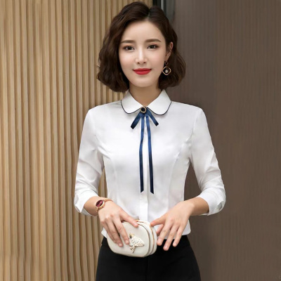 pre-order ** ชุดทำงาน ชุดพนักงานบริษัท ชุดยูนิฟอร์ม (เสื้อเชิ้ต) สีตามภาพ ไซร์ S M L XL 2XL 3XL 4XL