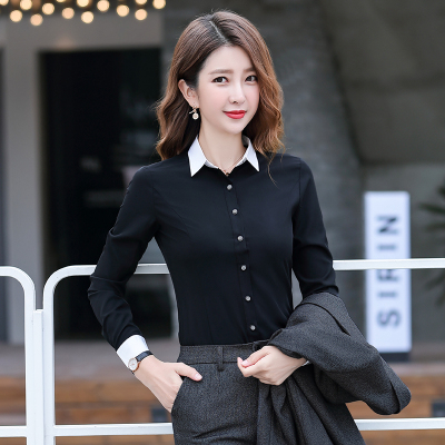 pre-order ** ชุดทำงาน ชุดพนักงานบริษัท ชุดยูนิฟอร์ม (เสื้อเชิ้ต) สีตามภาพ ไซร์ S M L XL 2XL 3XL 4XL