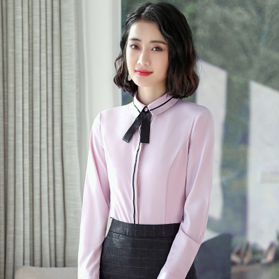 pre-order ** ชุดทำงาน ชุดพนักงานบริษัท ชุดยูนิฟอร์ม (เสื้อเชิ้ต) สีตามภาพ ไซร์ S M L XL 2XL 3XL 4XL