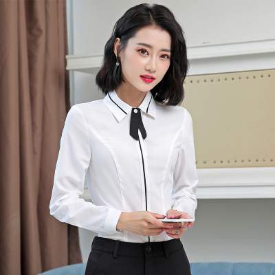 pre-order ** ชุดทำงาน ชุดพนักงานบริษัท ชุดยูนิฟอร์ม (เสื้อเชิ้ต) สีตามภาพ ไซร์ S M L XL 2XL 3XL 4XL