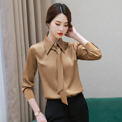 pre-order ** ชุดทำงาน ชุดพนักงานบริษัท ชุดยูนิฟอร์ม (เสื้อเชิ้ต+กระโปรง) สีตามภาพ ไซร์ S M L XL 2XL 3XL 4XL