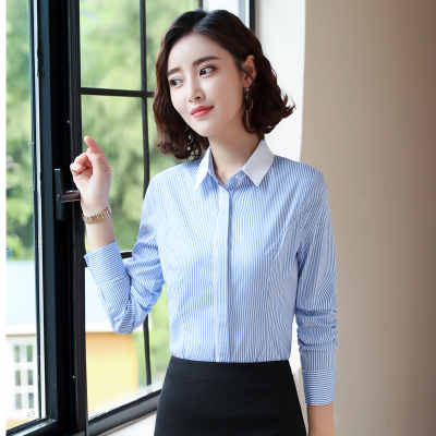 pre-order ** ชุดทำงาน ชุดพนักงานบริษัท ชุดยูนิฟอร์ม (เสื้อเชิ้ต+กระโปรง) สีตามภาพ ไซร์ S M L XL 2XL 3XL 4XL