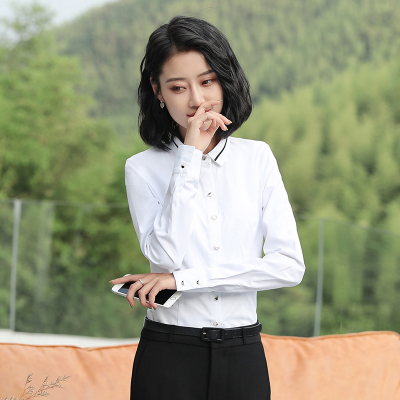pre-order ** ชุดทำงาน ชุดพนักงานบริษัท ชุดยูนิฟอร์ม (เสื้อเชิ้ต+กระโปรง) สีตามภาพ ไซร์ S M L XL 2XL 3XL 4XL