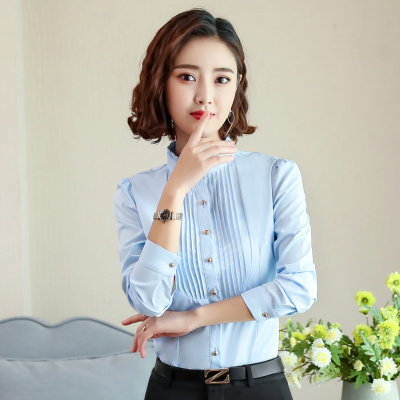 pre-order ** ชุดทำงาน ชุดพนักงานบริษัท ชุดยูนิฟอร์ม (เสื้อเชิ้ต) สีตามภาพ ไซร์ S M L XL 2XL 3XL 4XL