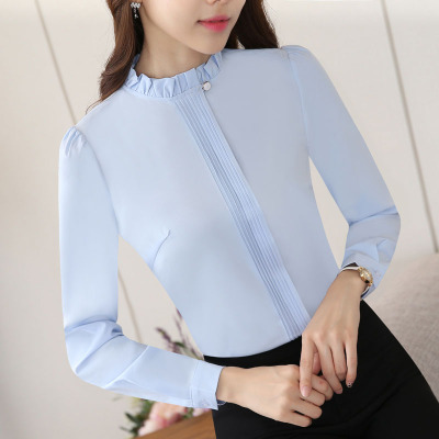 pre-order ** ชุดทำงาน ชุดพนักงานบริษัท ชุดยูนิฟอร์ม (เสื้อเชิ้ต) สีตามภาพ ไซร์ S M L XL 2XL 3XL 4XL