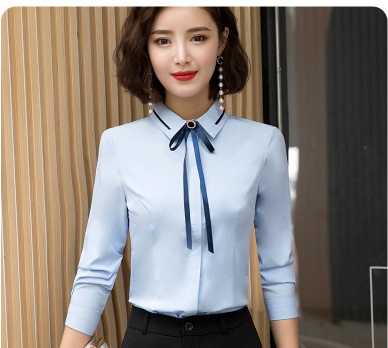 pre-order ** ชุดทำงาน ชุดพนักงานบริษัท ชุดยูนิฟอร์ม (เสื้อเชิ้ต) สีตามภาพ ไซร์ S M L XL 2XL 3XL 4XL