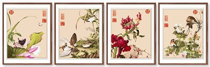 Flower and bird (พิมพ์ลาย)