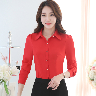 pre-order ** ชุดทำงาน ชุดพนักงานบริษัท ชุดยูนิฟอร์ม (เสื้อเชิ้ต+กระโปรง) สีตามภาพ ไซร์ S M L XL 2XL 3XL 4XL