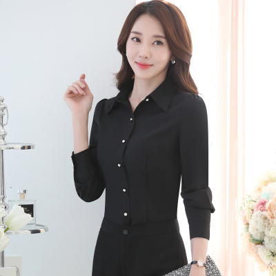 pre-order ** ชุดทำงาน ชุดพนักงานบริษัท ชุดยูนิฟอร์ม (เสื้อเชิ้ต+กระโปรง) สีตามภาพ ไซร์ S M L XL 2XL 3XL 4XL