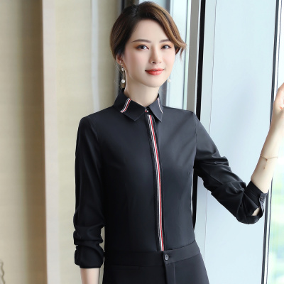 pre-order ** ชุดทำงาน ชุดพนักงานบริษัท ชุดยูนิฟอร์ม (เสื้อเชิ้ต) สีตามภาพ ไซร์ S M L XL 2XL 3XL 4XL