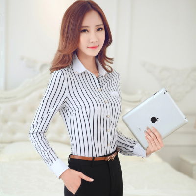 pre-order ** ชุดทำงาน ชุดพนักงานบริษัท ชุดยูนิฟอร์ม (เสื้อเชิ้ต) สีตามภาพ ไซร์ S M L XL 2XL 3XL 4XL