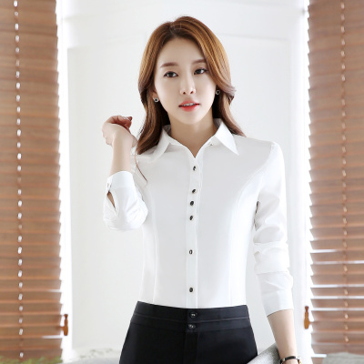 pre-order ** ชุดทำงาน ชุดพนักงานบริษัท ชุดยูนิฟอร์ม (เสื้อเชิ้ต) สีตามภาพ ไซร์ S M L XL 2XL 3XL 4XL