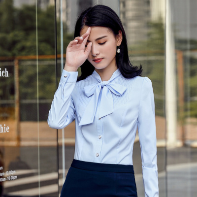 pre-order ** ชุดทำงาน ชุดพนักงานบริษัท ชุดยูนิฟอร์ม (เสื้อเชิ้ต) สีตามภาพ ไซร์ S M L XL 2XL 3XL 4XL