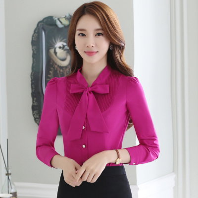 pre-order ** ชุดทำงาน ชุดพนักงานบริษัท ชุดยูนิฟอร์ม (เสื้อเชิ้ต) สีตามภาพ ไซร์ S M L XL 2XL 3XL 4XL