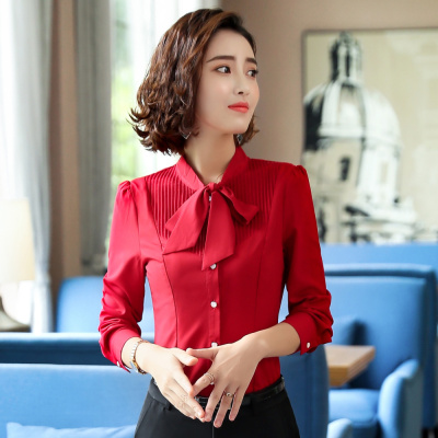 pre-order ** ชุดทำงาน ชุดพนักงานบริษัท ชุดยูนิฟอร์ม (เสื้อเชิ้ต) สีตามภาพ ไซร์ S M L XL 2XL 3XL 4XL