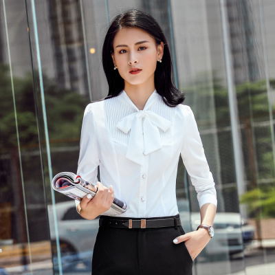 pre-order ** ชุดทำงาน ชุดพนักงานบริษัท ชุดยูนิฟอร์ม (เสื้อเชิ้ต) สีตามภาพ ไซร์ S M L XL 2XL 3XL 4XL