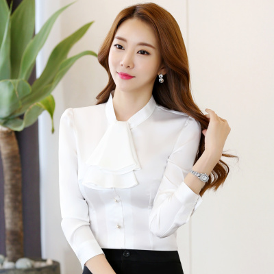 pre-order ** ชุดทำงาน ชุดพนักงานบริษัท ชุดยูนิฟอร์ม (เสื้อเชิ้ต) สีตามภาพ ไซร์ S M L XL 2XL 3XL 4XL