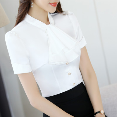 pre-order ** ชุดทำงาน ชุดพนักงานบริษัท ชุดยูนิฟอร์ม (เสื้อเชิ้ต) สีตามภาพ ไซร์ S M L XL 2XL 3XL 4XL