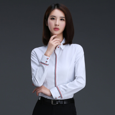 pre-order ** ชุดทำงาน ชุดพนักงานบริษัท ชุดยูนิฟอร์ม (เสื้อเชิ้ต) สีตามภาพ ไซร์ S M L XL 2XL 3XL 4XL
